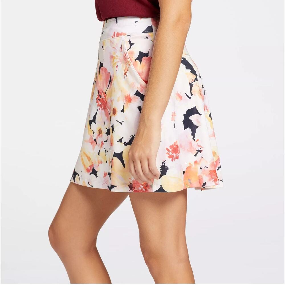NWT Lady Hagen Women's 16" Flounce Golf Skort - watercolor floral - XS - Picture 2 of 9